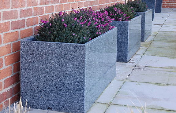 Park House Hotel Natural Stone Planters For Hotels and Terraces