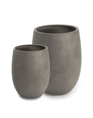 Florence-Tall-Round-Concrete-LightWeight-Planters