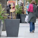 City Centre Regeneration with Outdoor Planters: Birmingham, United Kingdom