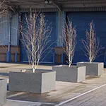 MEPC Milton Park – Commercial Granite Planters for Car Park Design