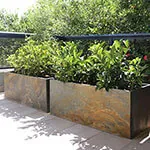 Slate Trough Planters – Designing a Terrace for a Home in Drummoyne, NSW