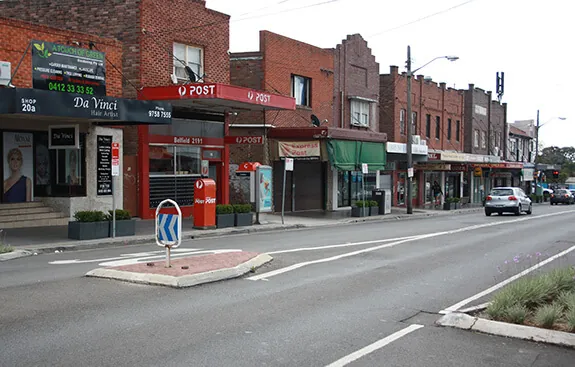 IOTA Granite pots at Belfield Shopping District