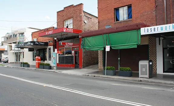 IOTA Granite Trough Pots in front of establishments