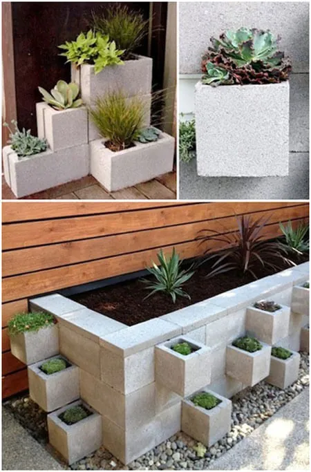 Image Credit: http://www.icreativeideas.com/20-creative-uses-of-concrete-blocks-in-your-home-and-garden/