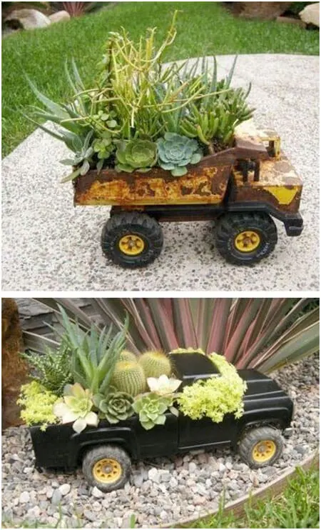 Toy-Car-Planters