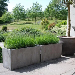 Trough Planters and Rectangle Planter Boxes in Design