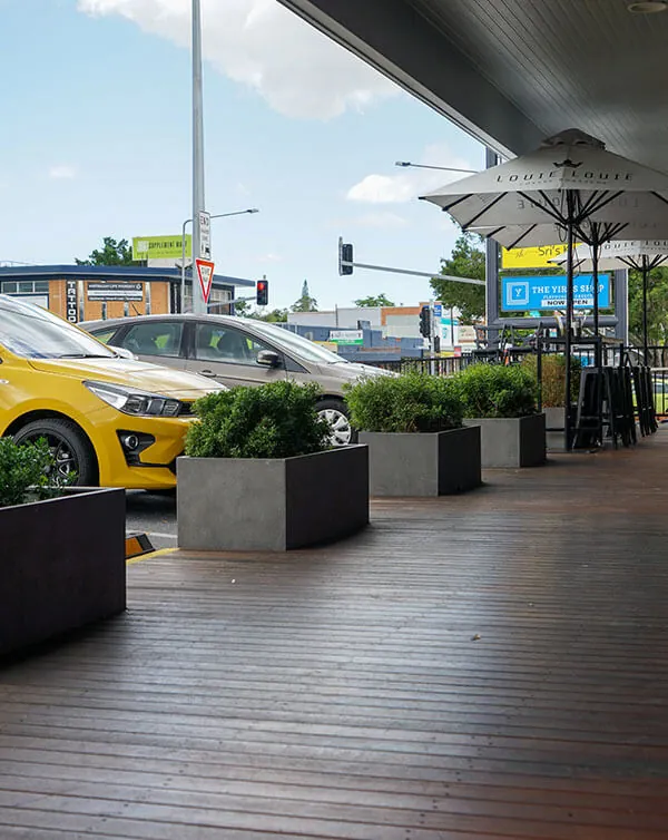 IOTA Florence Commercial Planter Boxes for Carpark