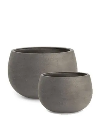 Florence-Low-Round-Concrete-LightWeight-Planters-B