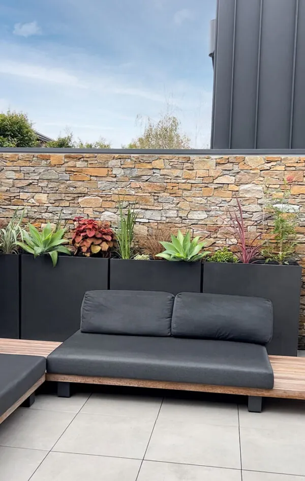 outdoor trough planters in north balwyn melbourne