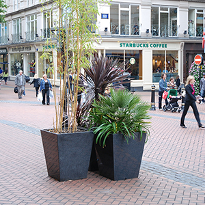 Outdoor Planters Street Scaping Project in Birmingham 